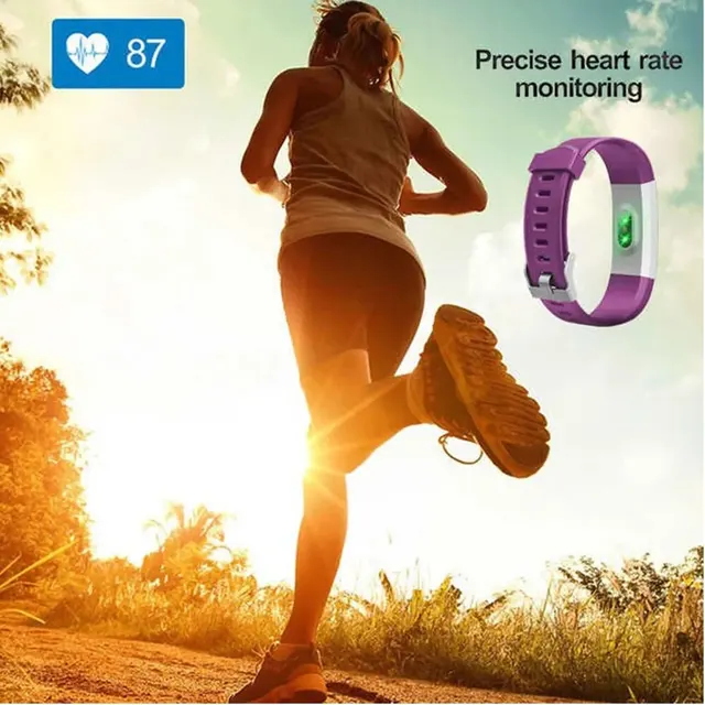 115Plus Sport Fitness Tracker Watch Waterproof Heart Rate Activity