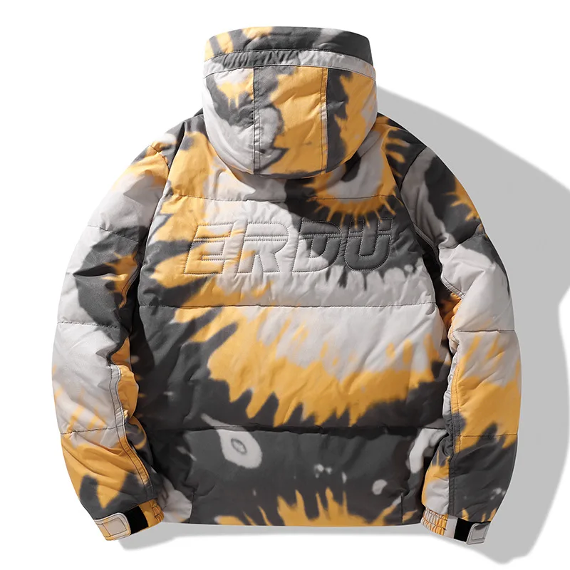 Down Jackets Men's Winter Hooded Thick Winter Down Coat Male Camouflage Fashion Overcoat Outerwear Warm Brand Clothing Parkas