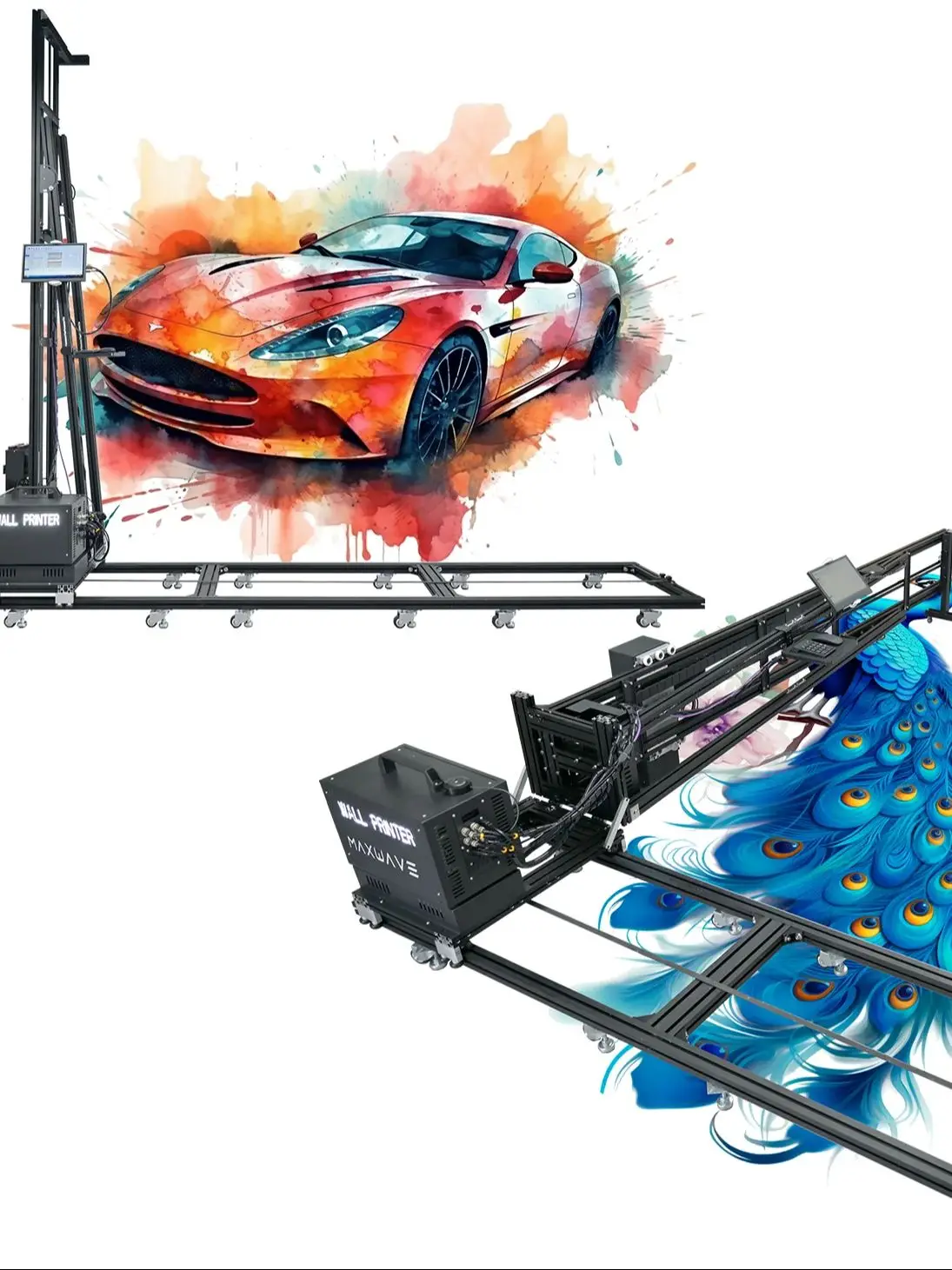 3D epson UV All-in-One Inkjet&ensp;Printer&ensp;2-in-1&ensp;Machine for&ensp;Floor&ensp;and&ensp;Wall&ensp;Printing
