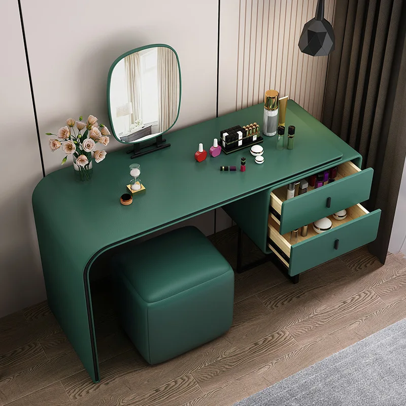 

Makeup Mirror Dressers Bedroom Drawer Modern Vanity Dressers Small Apartment Storage Womens Nordic Meubles De Chambre Furniture