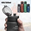400ml/560ml Frosted Sports Water Bottle BPA Free Leak Proof Sports Water Bottle Tour Hiking Portable Outdoor Riding Gym Bottles