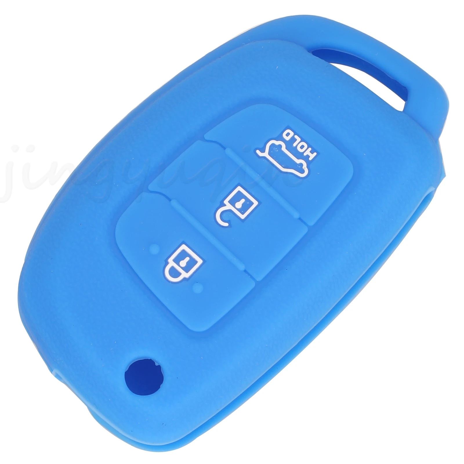 Remote Holder Protector 3 Button Silicone Key Cover Case For Hyundai Creta I10 I20 Tucson Elantra Santa Fe key case car key shell car remote key car key key shell