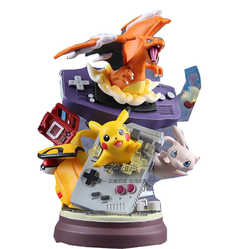 Anime Pokemon Charizard pikachu Mew PVC Figure Resin GK Statue Toy New 