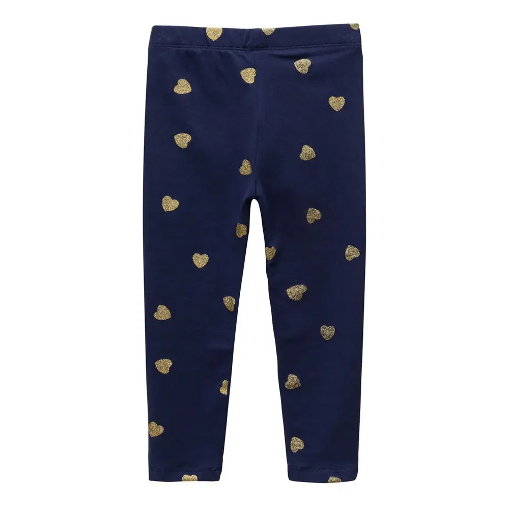 2 3 4 5 6 7 Years Girls Leggings 100% Cotton Girl's Trousers Little Girls Pants Skinny Cartoon Kids Children Leggings Trousers 3