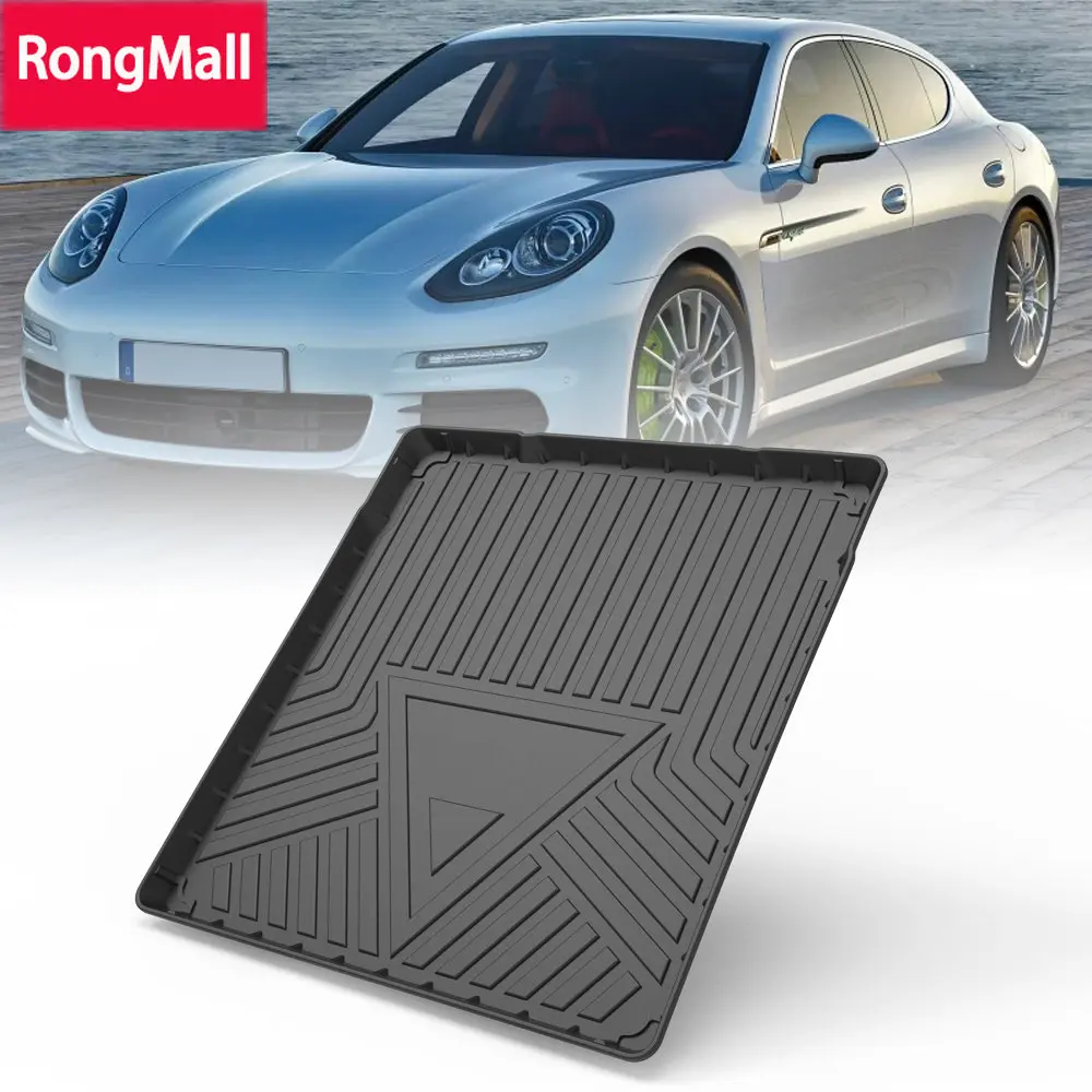 

TPE Car Trunk Mat Storage Box Pad For Porsche Panamera Sedan 2010 2011 2012 2013 2014-2016 Waterproof Protective Rubber Car Mats