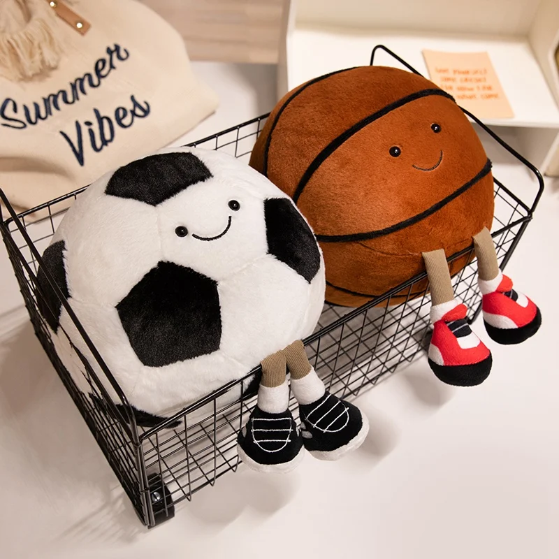CatchStar Football Plush Pillow Boy: Soft Stuffed Throw Toys Gift Sports Room Decor 1-3 Year Old