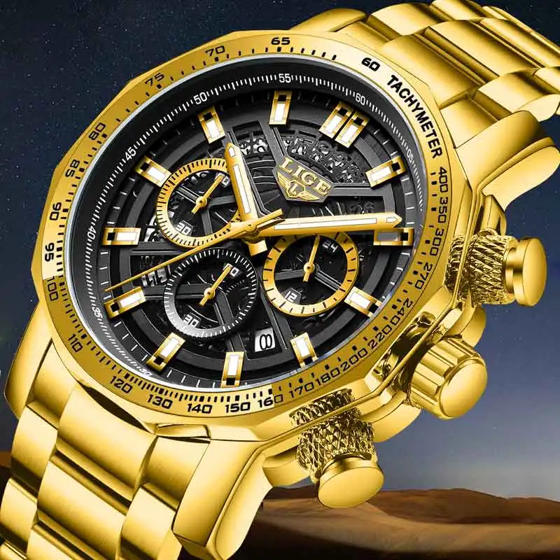 LIGE New Watches For Men