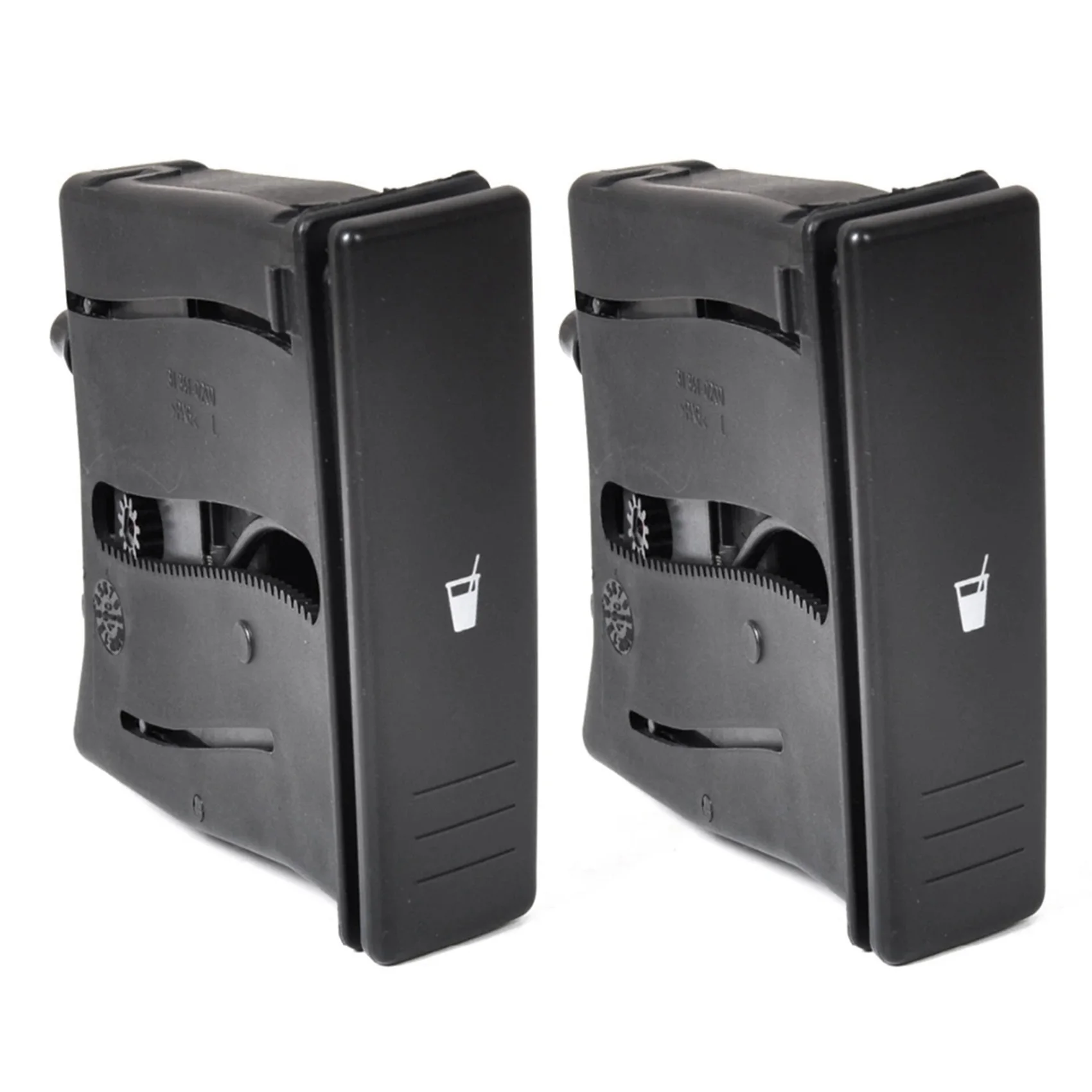 

2X Car Center Console Cup Holder Card Slot For-Polo 9N 2002 2003 2004 2005 2006 2007 2008 2009 2010 6Q0 858 602