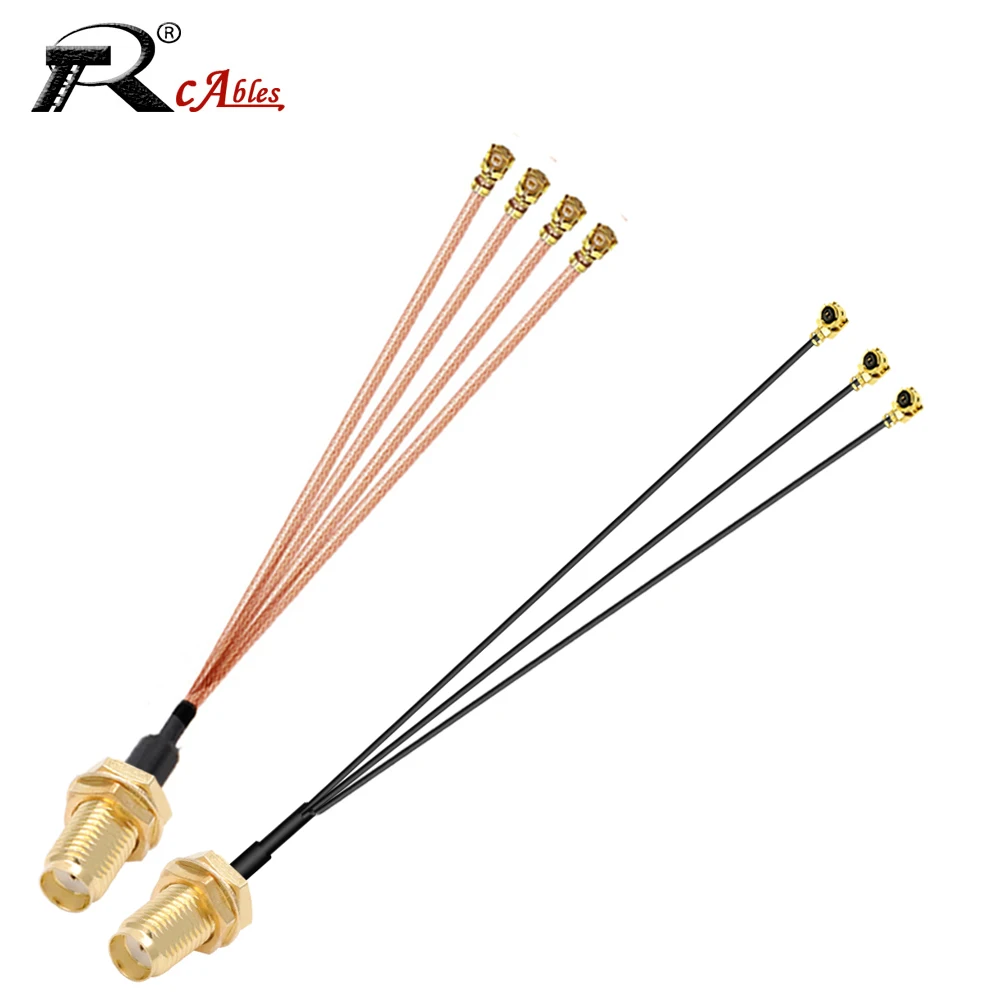 

2PCS RG178 SMA Female to MHF4 IPEX1/4 Female IPX U.fl 1 to 3 Splitter Combiner RF1.13 0.81 Pigtail RF Coaxial Extension Jumper