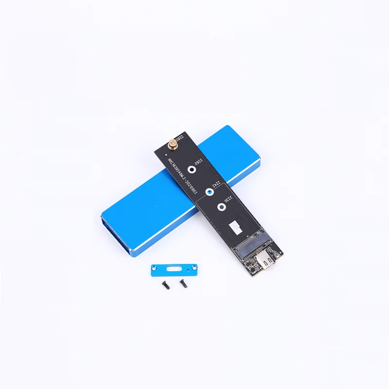 M2 SSD Case Enclosure NVMe M.2 SSD Box USB 3.1 10Gbps for External Hard Drive +M Key M.2