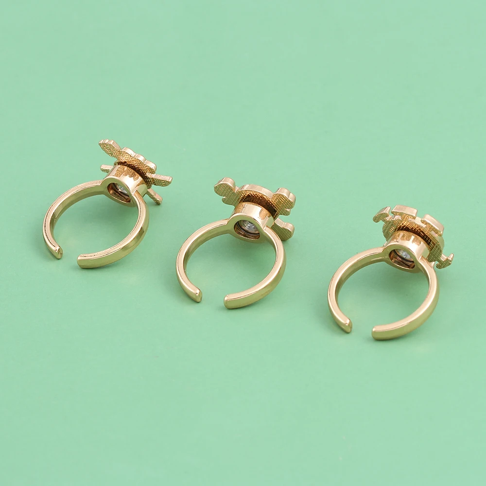 ONE PIECE Skull Monkey D Luffy Rings Rotatable Open Fashion Jewellery Cute  Metal Gold Color Bague