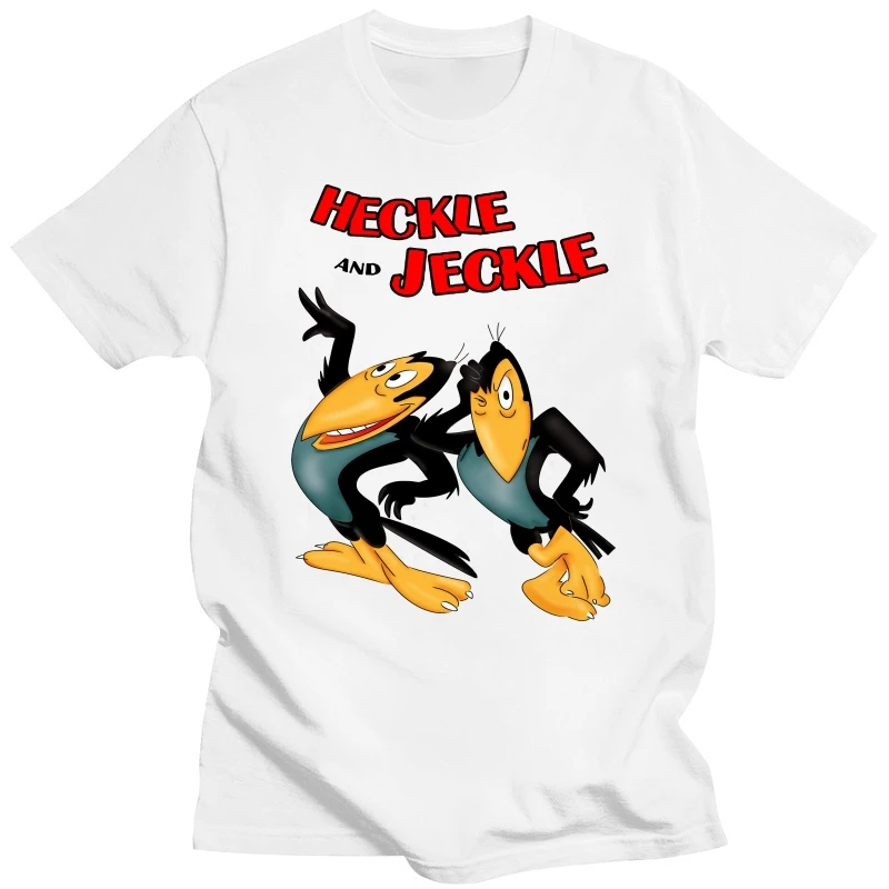 

Vintage T Shirt Heckle and Jeckle Women Men Unisex TShirt Natural color DTG Print S M L XL 2XL 3XL 4XL 5XL