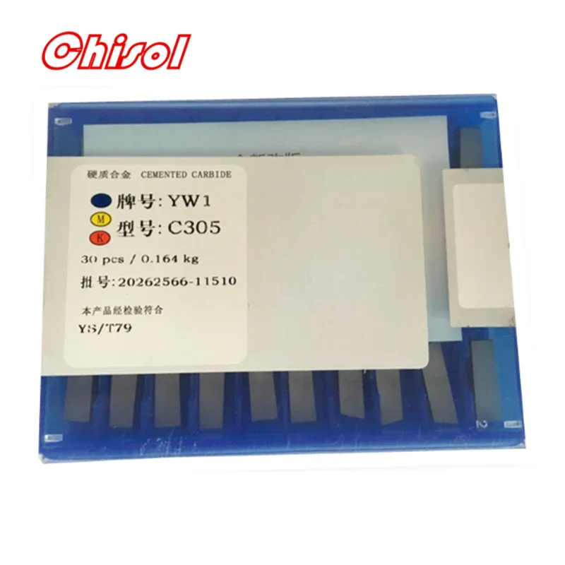 

10 шт. 20 шт. 30 шт./коробка C305 YT5 YW2 YW1 YT15 YT14 YG6 YG8 YC45 карбидные паяльные вставки сварочные наконечники лезвия режущие инструменты