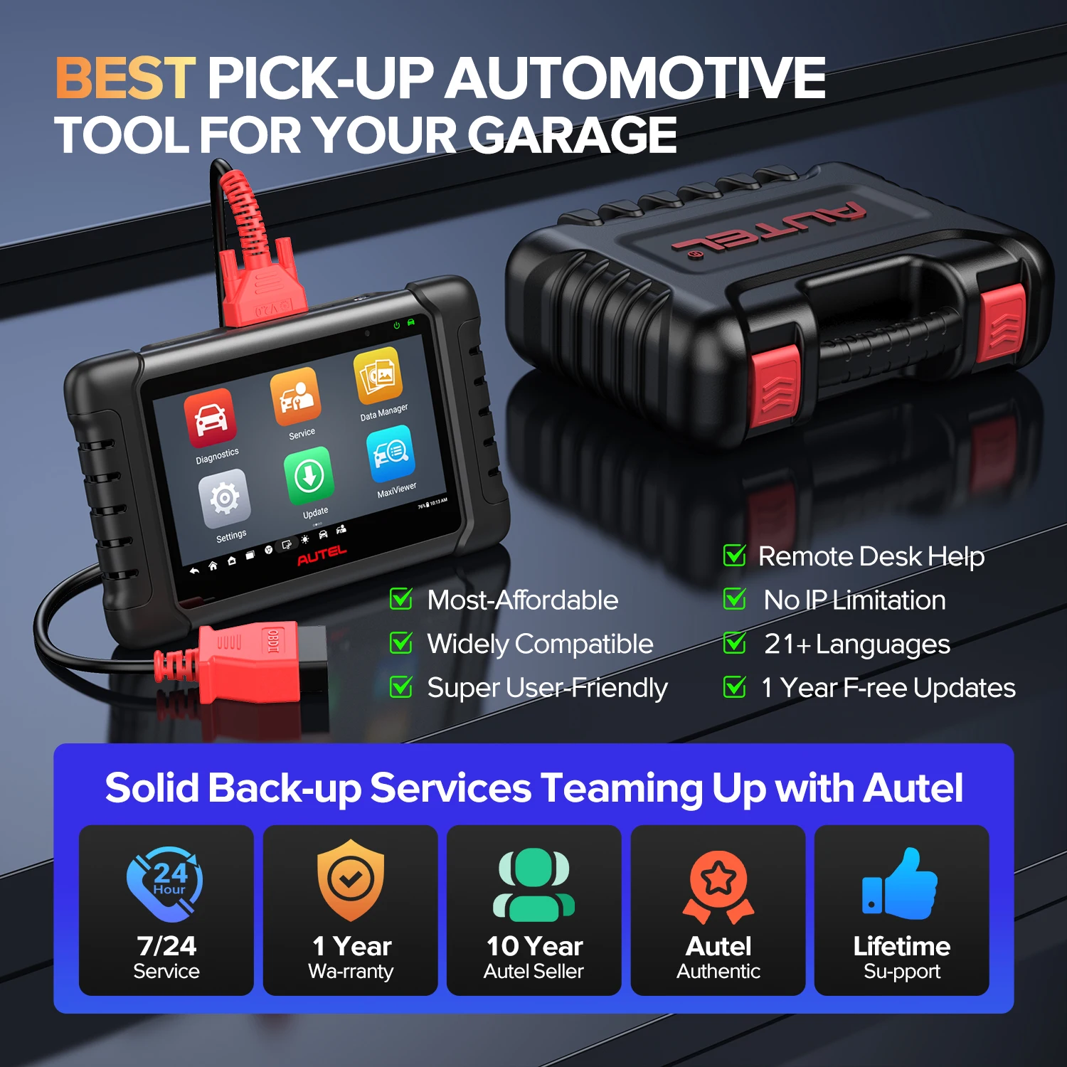 MX808S Car Diagnostic Tool Automotive Code Reader All Systems Diagnosis Active Test Function, PK MK808S, Upgrade of MX808