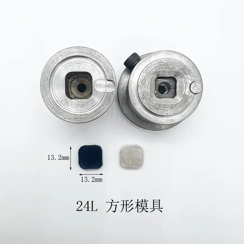 Heart Square Fabric Self Covered Button Button Dies Mold Tool ,Handmade Craft Jewelry Accessories
