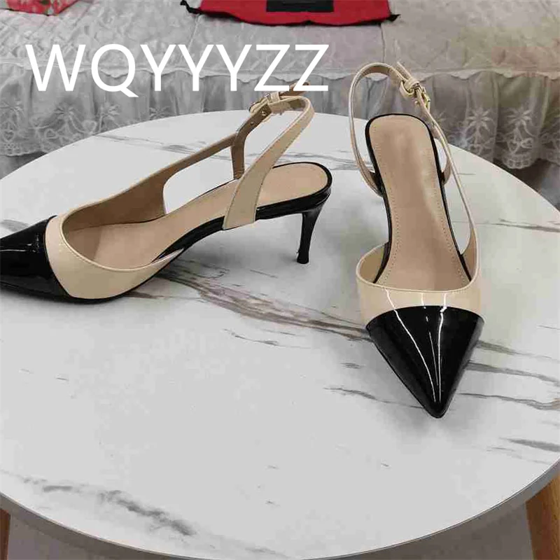 Ladies-Kitten-Heel-Sandals-Fashion-Women-Real-Leather-Comfortable