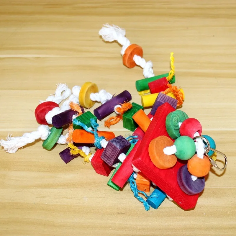 Parrot Colorful bite toys 4
