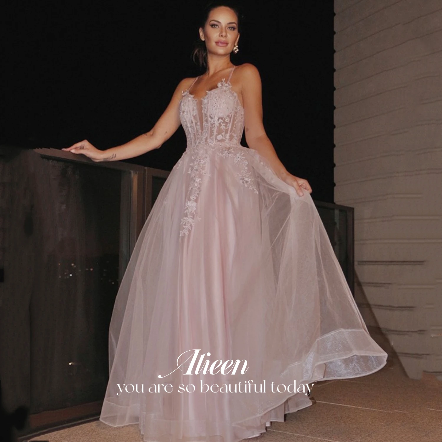 

Aileen Sexy Graduation Dresses for Prom Shiny Woman's Evening Dress Party Evening Elegant Luxury Celebrity Ball Gown Sling 2023