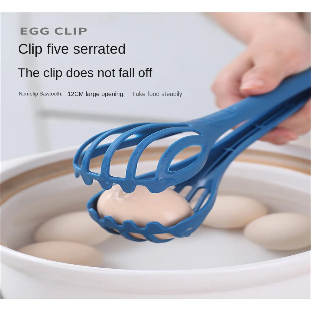 Description Picture 6 of item1pc Multifunctional Egg Beater Nylon Food Tongs Manual Egg Whisk Pasta Spaghetti Spoon Kitchen Gadget Mixer Creative Salad Tool