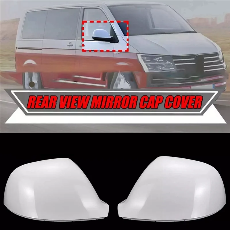 자동차 백미러 커버 사이드 미러 커버 하우징(Transporter T5 T5.1 2010-2015 T6 2016-2019 부품)