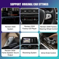 12.8 Inch 2400*900P Wireless CarPlay Android Auto Car Radio Multimedia For BMW X3 E83 2005-2008 CCC No Screen BT GPS Stereo 4
