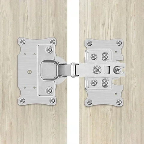 

Plate Stainless Steel Installer Panels Hinge Repair Plate Table Foldable Cabinet Window Door Furniture Drawer Hinges Cabinet