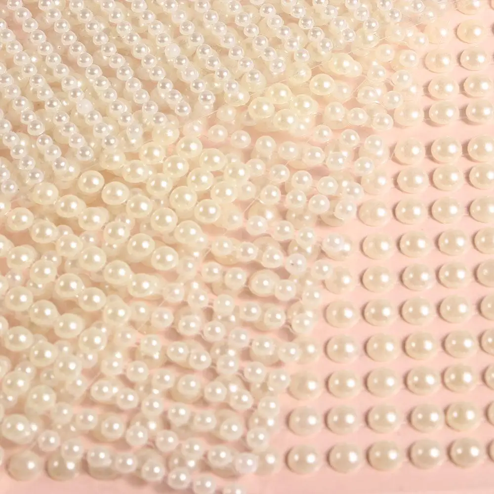 Women Eyes Makeup Diamond Resin White Pearl DIY Body Art Accessories Temporary Tattoos Beauty Face Stickers 3D Nail Rhinestones