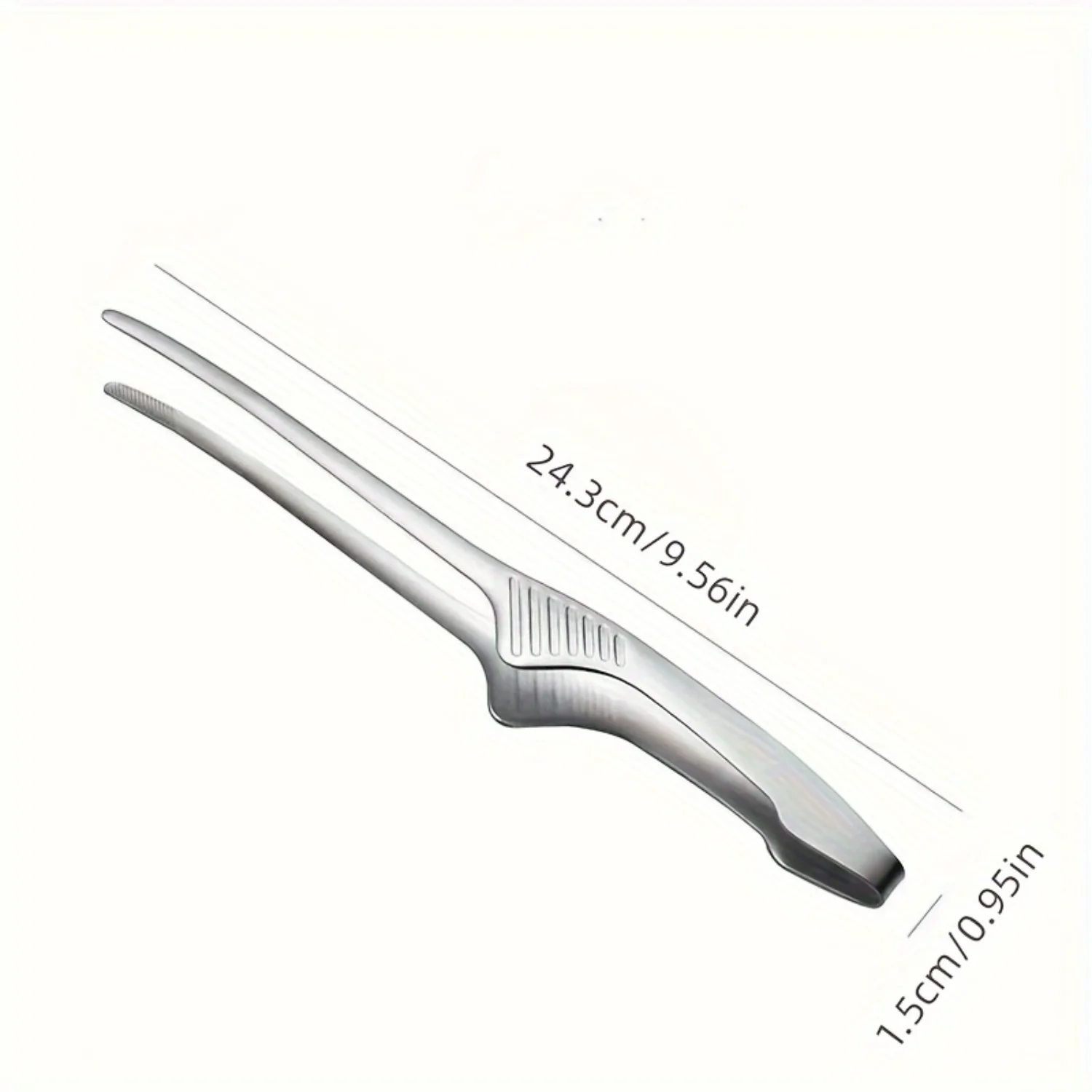 2pcs, Stainless Steel Long Tongs For Barbecue, Non-slip Straight Tongs, BBQ Tongs, Cooking Non Slip Grill Pliers, Barbecu