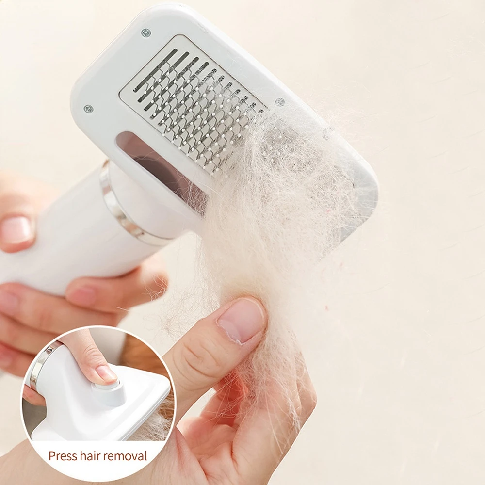 2-In-1 Pet Dog Dryer Quiet Dog Hair Dryers and Comb Brush Grooming Kitten Cat Hair Comb Puppy Fur Blower Adjustable Temprature pet hair dryer