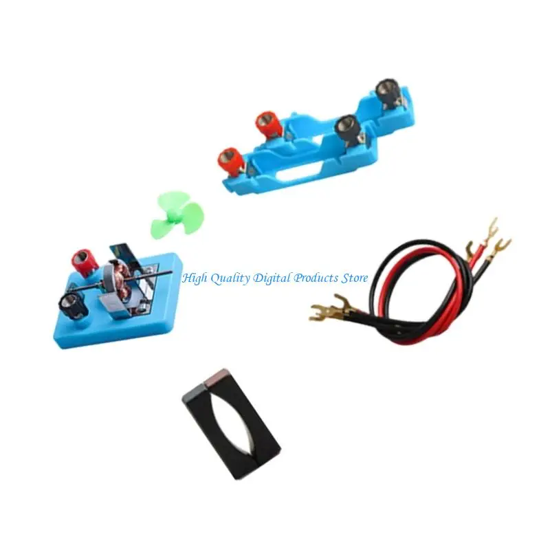 명확한 시각적 디자인과 ABS 구조를 갖춘 물리학 실험 시연용 U2JE 소형 전기 모터 모델