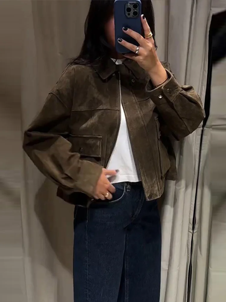 Women’s Vintage Suede Jacket 3