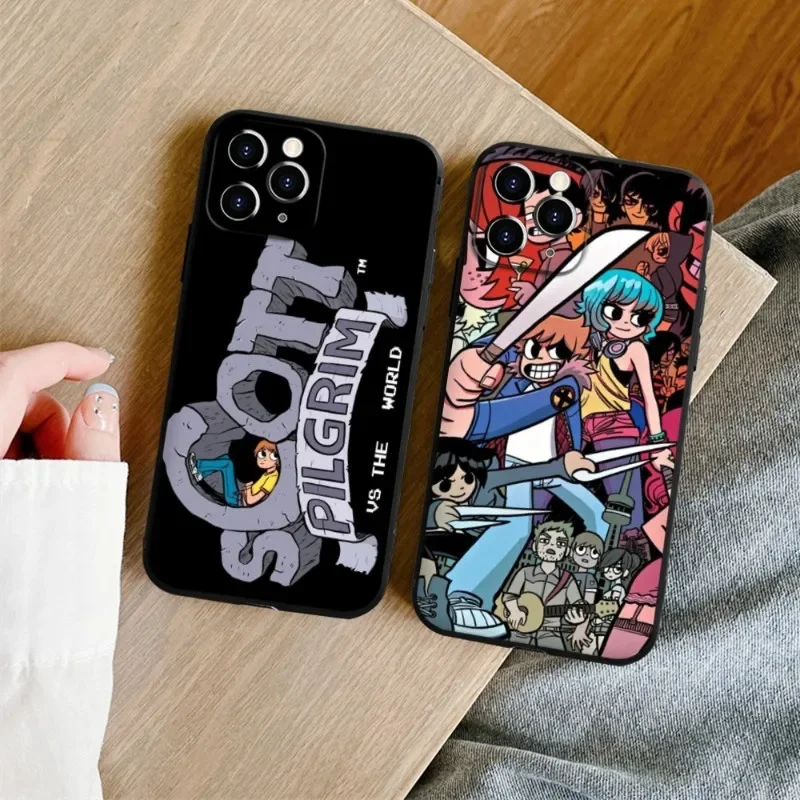 Rock Roll Youth Scott Pilgrim Vs The World Custodia Per Telefono Per Iphone 15 14 13 12 11 Pro X Xs Max Xr Plus Se2020 Cover Morbida In Silicone