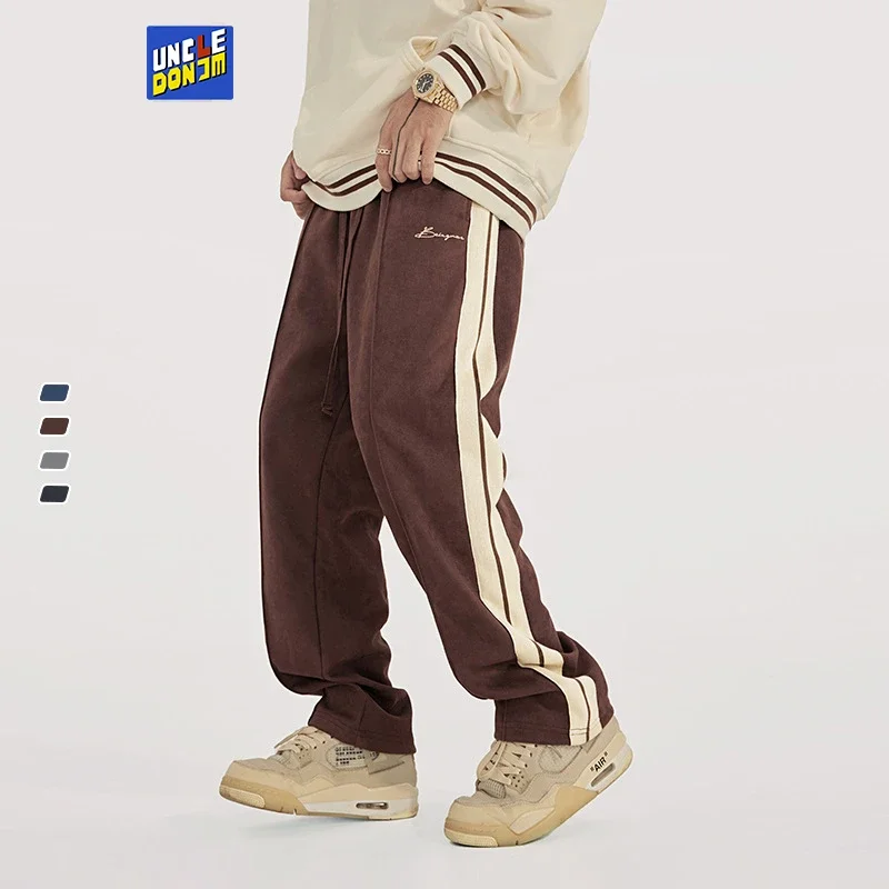 

Side Stripe Track Pants Men Y2k Clothes Men Joggers Sweatpants Men Streetwear Man Work Pants Dropshipping