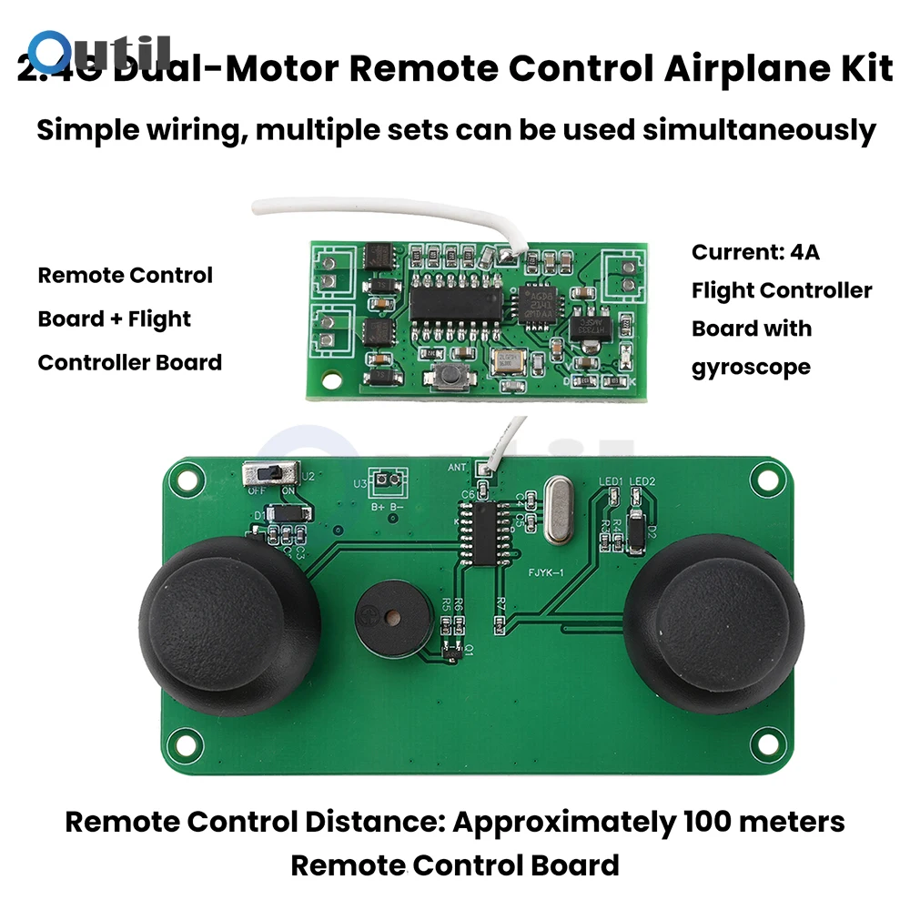 Composants électroniques du kit carte de contrôle de vol pour avion télécommandé