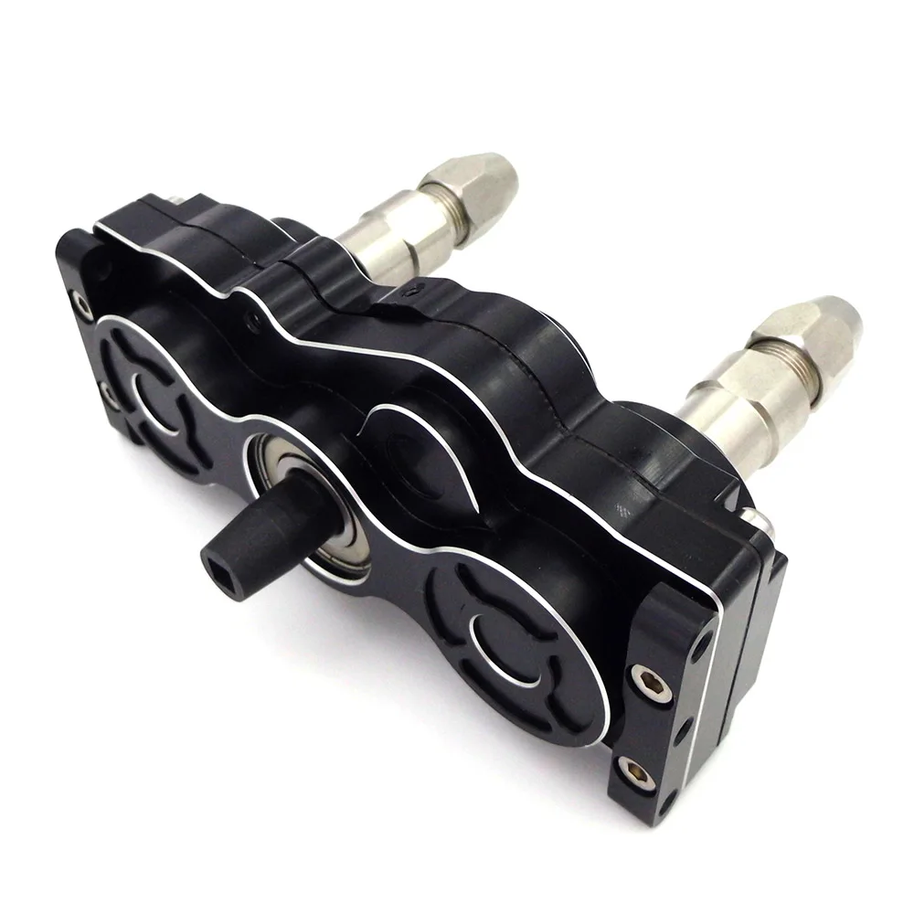 Rc boat gear box 1 1 forward reverse dual output transfer transmission