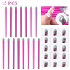 Professional Chic Nail Art Stamp Pen Set 9D Floral /Daisy/Star/Butterfly/Heart Nail Template DIY Drawing Pen Nail Painting Tool 1