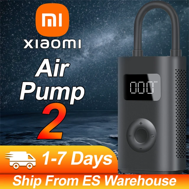 Xiaomi Mijia Portable Electric Air Compressor 2 Mini Air Pump 150PSI Type-C  LED Multitool Inflator for Car Ball - AliExpress