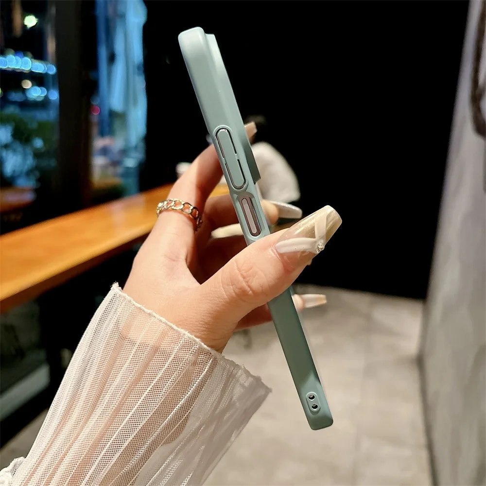Smooth Candy Color Magnetic Back Cover - Hard PC Phone Case, Skin-Friendly Design