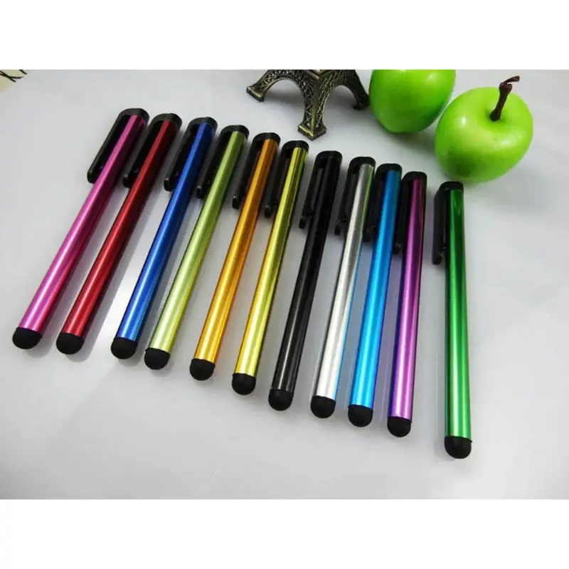 Clip Design Universal Soft Head for Phone Tablet Durable Stylus Pen Capacitive Pencil Touch Screen Pen for Phone Tablet Use