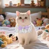 New Christmas Pet Outfit Lace Cute Bow Cat Collar Headband for Small Dogs - Convenient  and  Practical  Home  Accessory 2