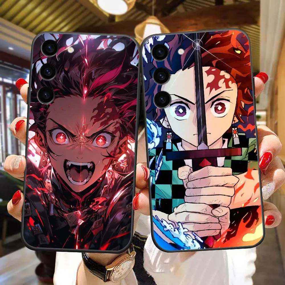 

Kimetsu No Yaiba D-Demon S-Slayer Phone Case For Samsung Galaxy S24 S23 S22 S21 S20 FE S10 S10E LITE PLUS ULTRA Case Funda Shell