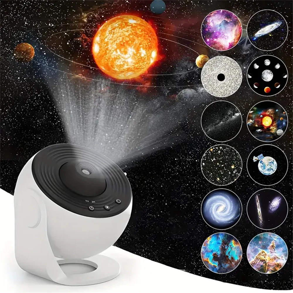 Night Light Galaxy Projector 360° Rotate Planetarium Lamp For Kids Bedroom Deco ﻿Starry Sky Projector Desktop Decorative Light