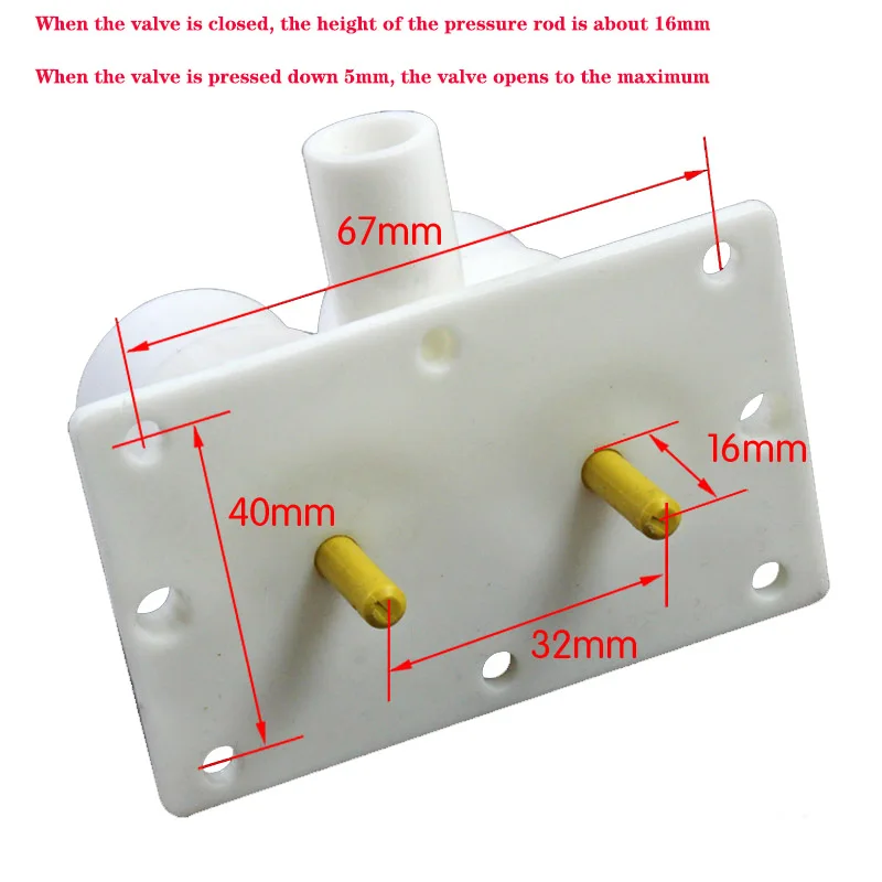 Water Dispenser Faucet integrated double mechanical ball valve key pipeline machine cold and hot water nozzle switch