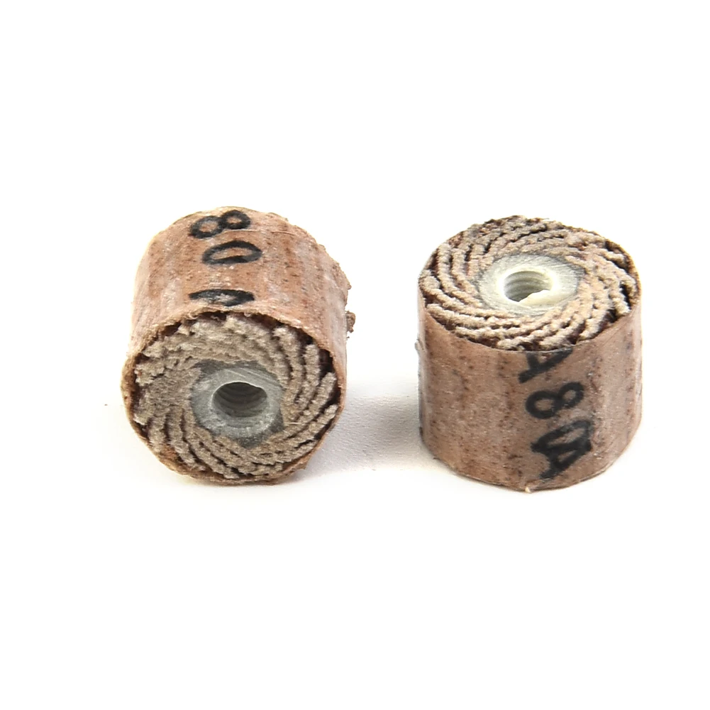 

10 Pcs 80/120/180/240/320/400/600 Grits Louver Polishing Wheel Disc Sanding Drill Abrasive Sandpaper Polishing Disc With 1-Rod