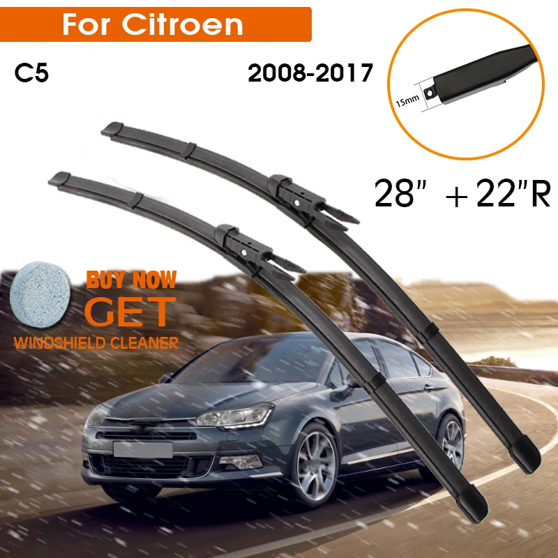 Car Wiper Blade For Citroen C5 20082017 Windshield Rubber Silicon