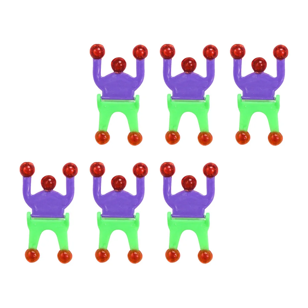 

6pcs Window Crawler Men Sticky Action Figure Rolling Climbing Man Toys Favor Bag Filler Gifts ( )
