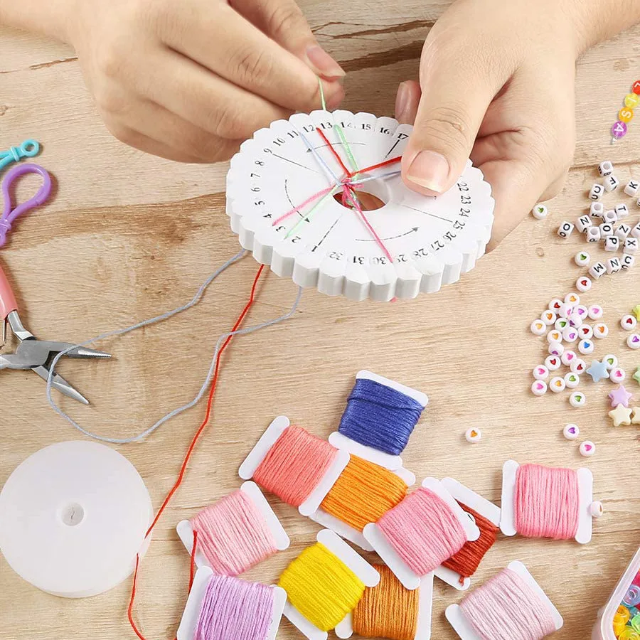 DIY Jewelry Making Kit – Beads, Charms & Tools for Necklaces, Bracelets, Keychains, Earrings – Includes Seed Beads & Craft Tools - 4