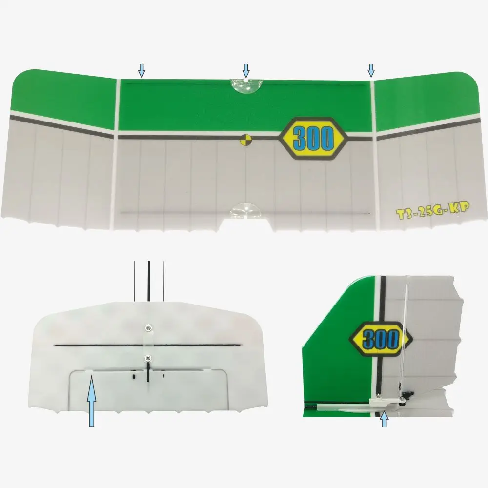 300mm Wingspan PP Foam RC Airplane DIY Micro Indoor Slow Flyer Remote Control Fixed Wing Aircraft Glider KIT for Beginner 4