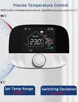 RF Wireless Thermostat Smart WiFi Floor Heating For Gas Boiler Battery Powered Tuya Temperature Controller Receiver Alice Google 2