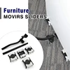 4 Pack Heavy Duty Furniture Lifter Lever Roller Wheels Sliders 660 Lbs Load Capacity Appliance 3